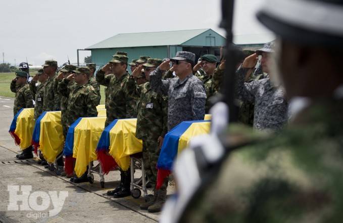 COLOMBIA-ARMY-FARC-ATTACK-FUNERAL