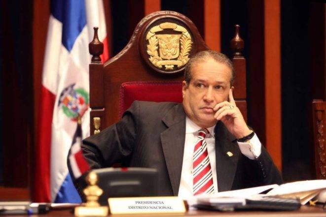 El presidente del Senado de República Dominicana Dr. Reinaldo Pared Pérez. Hoy/ Fuente Externa. 03/10/2016