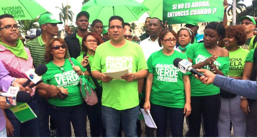 El colectivo rechazó los intentos de Medina de legitimar el " acuerdo de impunidad" gestionado por el Procurador/Foto: Marcha Verde.