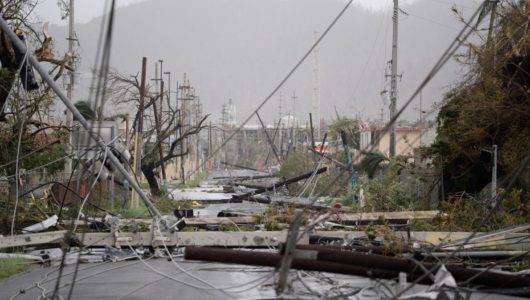 Postes de electricidad yacen desparramados en el suelo, tras el paso del huracán María por Puerto Rico. /AP. Archivo.