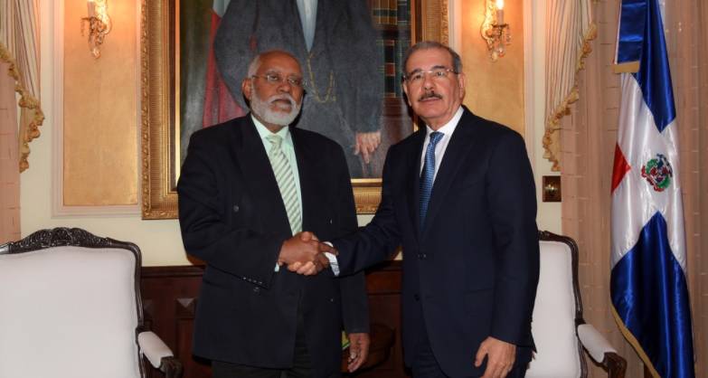 Danilo Medina y  Wilson Roa