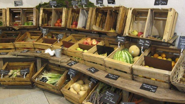 Vista de una tienda de productos ecológicos en el madrileño barrio de Chamberí/Caty Arévalo.