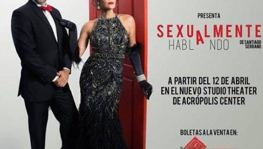 Post de la obra teatral Sexualmente hablando. 