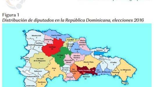 Distribución de diputados en elecciones de 2016