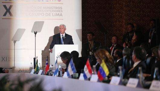 EE. UU. discute con el Grupo de Lima la crisis en Venezuela