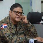 El general Juan Manuel Méndez durante una rueda de prensa en el Centro de Operaciones de Emergencia (COE), Santo domingo Rep. Dom. 27 de mayo de 2019. Foto Pedro Sosa