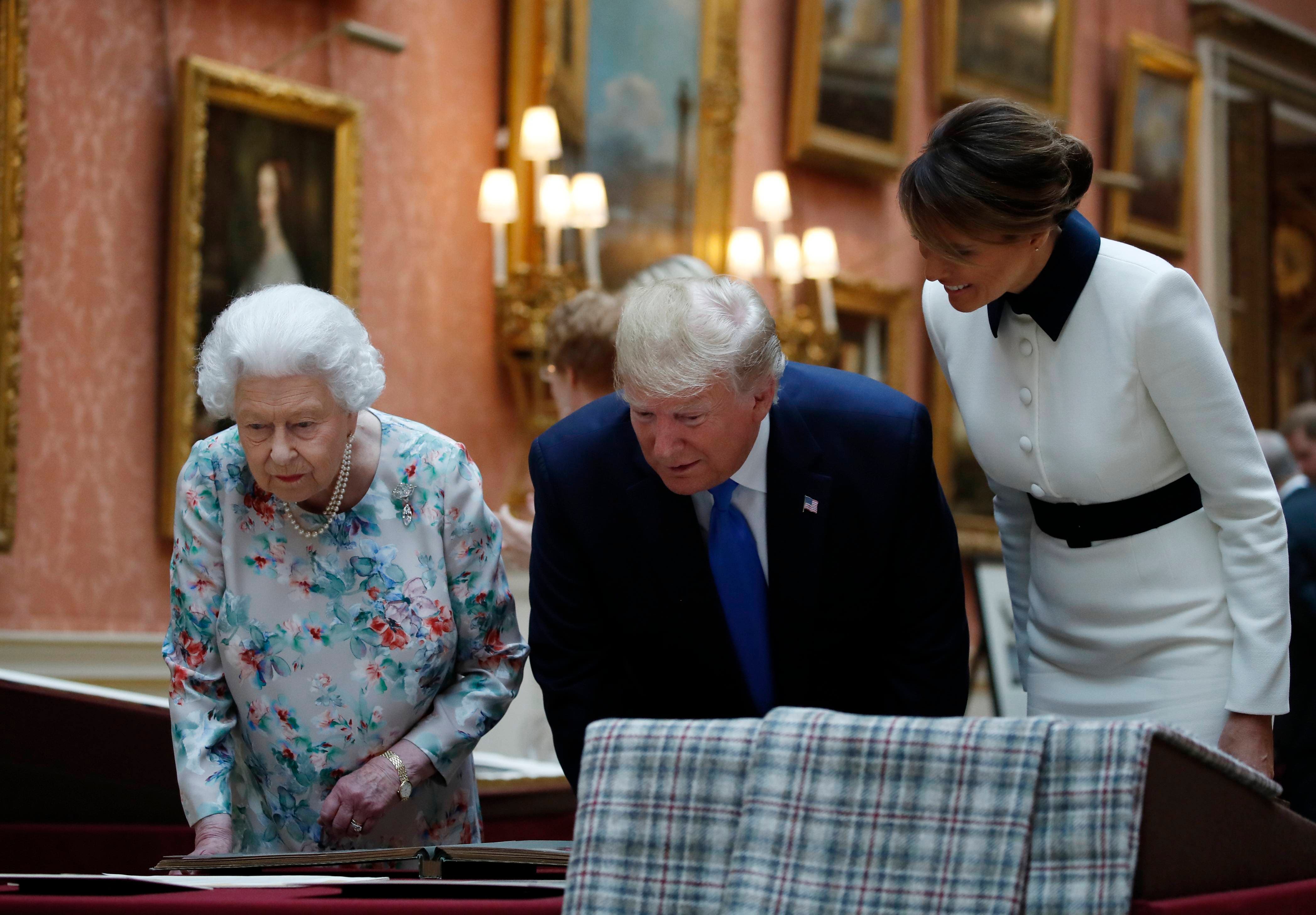 Donald Trump, Queen Elizabeth II