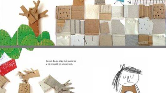 En su página web, Ana Llenas comparte recursos lúdicos para explicar el "vacío" a niños, con ilustraciones de su propio libro. 