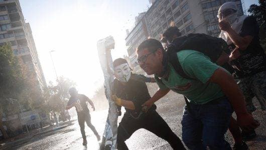 Disminuyen protestas en Chile pese a convocatoria en redes