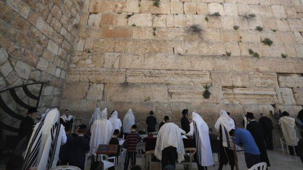 El Muro de los Lamentos es un sitio clave para los judíos durante el Pésaj. 