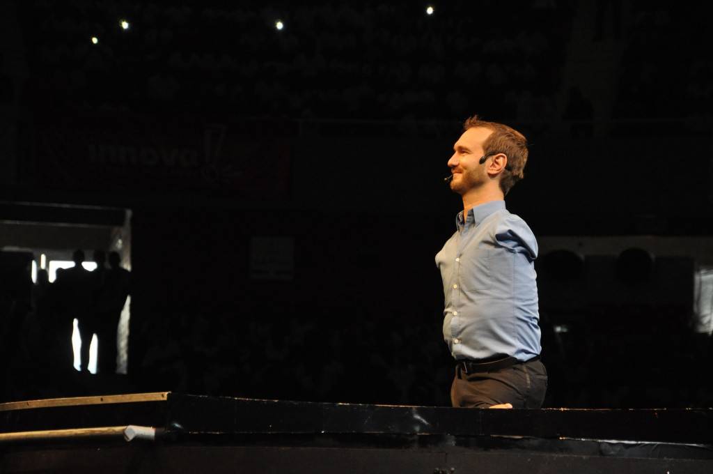 Example of motivation: Nicholas James Vujicic, Australian. 