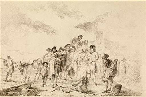 Un dibujo de los últimos álbumes de Goya se vende por 725.000 libras