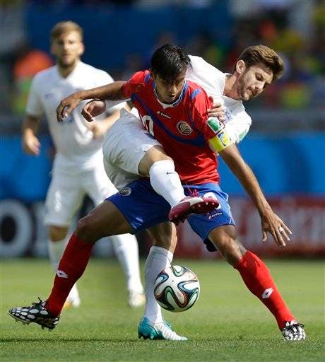 Costa Rica empata 0-0 con Inglaterra y gana grupo