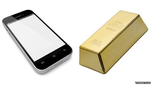 Hay una mina de oro en los celulares usados, literalmente
