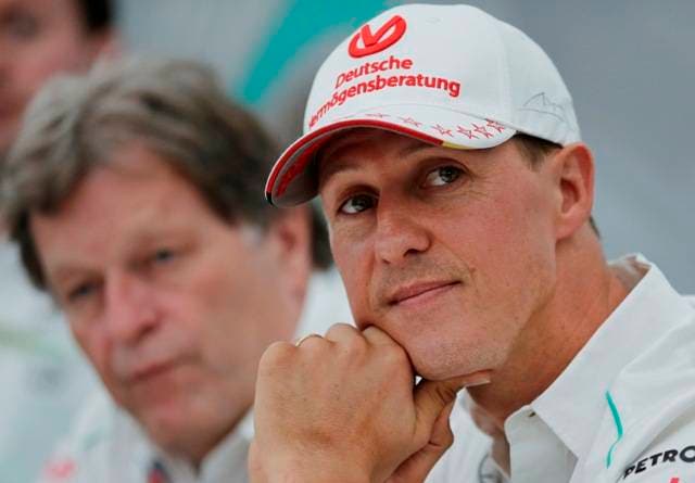 El excampeón de F1 Michael Schumacher salió del hospital