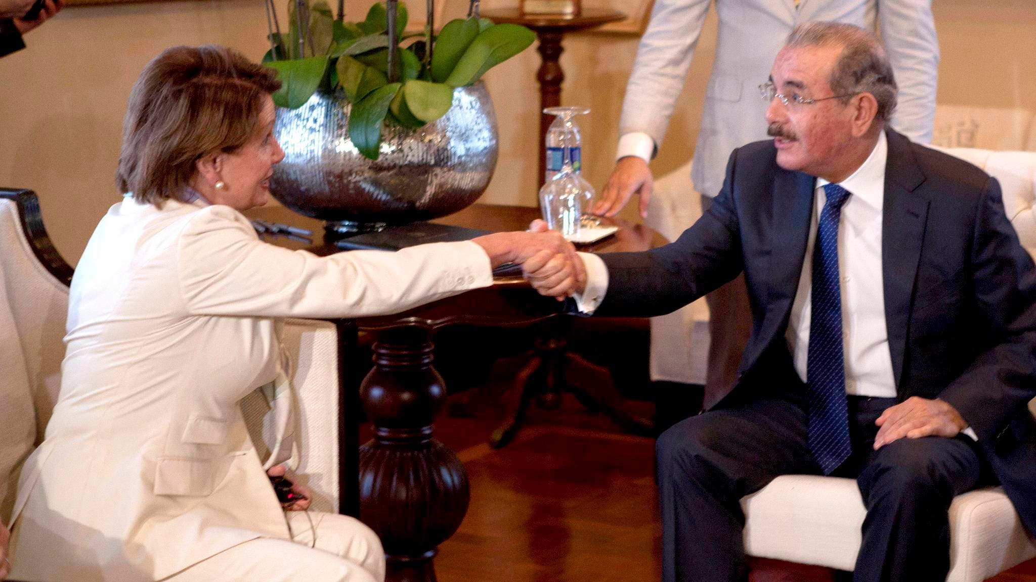Congresistas estadounidenses visitan al presidente Danilo Medina