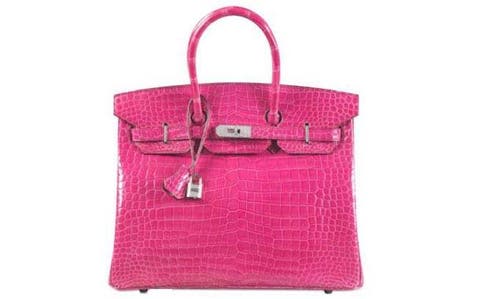 Móvil: Moda - Un Birkin de Hermès, el bolso más caro del mundo:  222 mil dólares en una subasta
