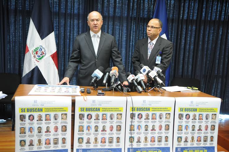 Ministerio Público persigue 19 prófugos implicados en diferentes acciones criminales