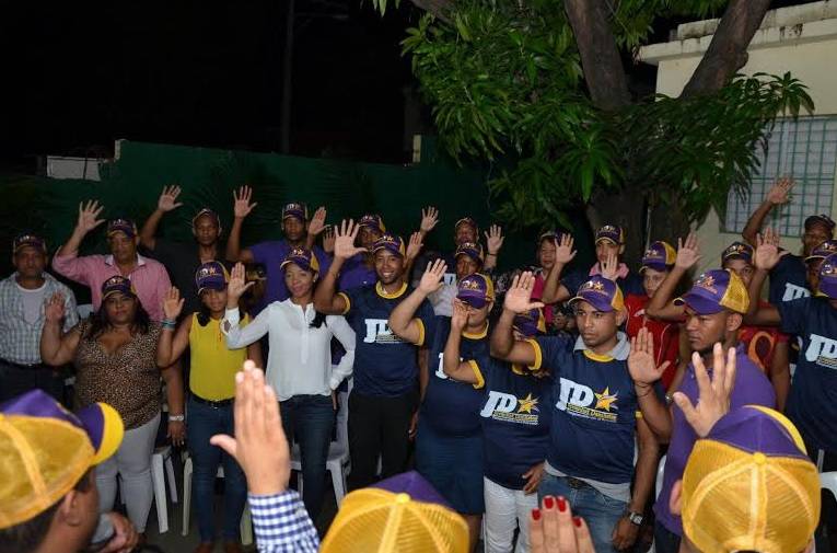 Juventud Danilista juramenta a jóvenes en el municipio Santo Domingo Oeste