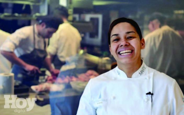 María Marte, la dominicana que empezó fregando platos en España y hoy es una chef estrella