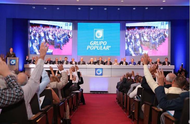 Grupo Popular presenta en asamblea de accionistas tendencia de crecimiento en 2015