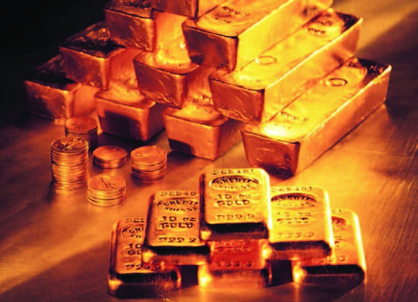 El oro cae por debajo de los 1.200 dólares por primera vez desde febrero