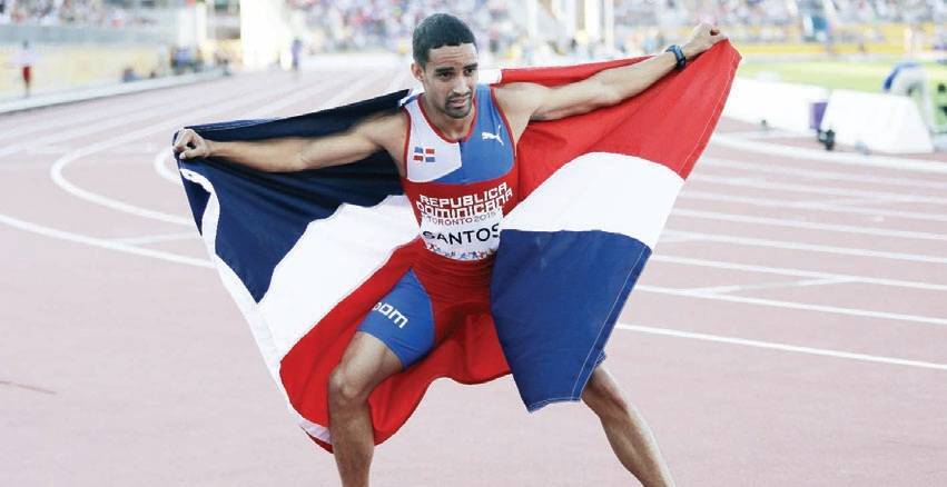 Dominicano Luguelín Santos atribuye a lesión pérdida de oro en Iberoamericano