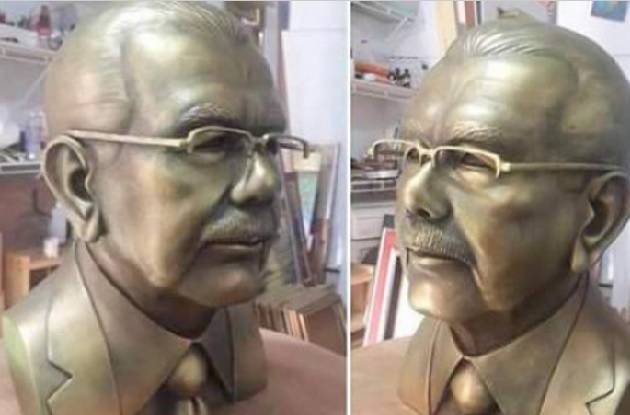 Escultor explica porqué hizo busto de Danilo Medina