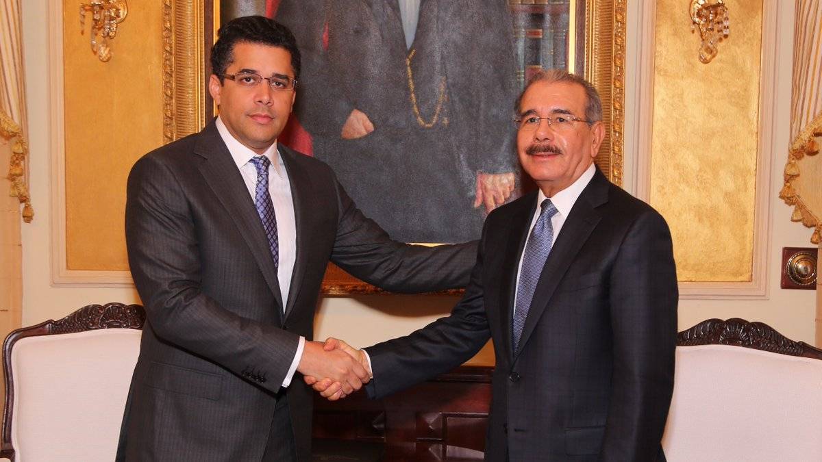 Danilo Medina se reúne con David Collado; trabajarán juntos por el Distrito Nacional