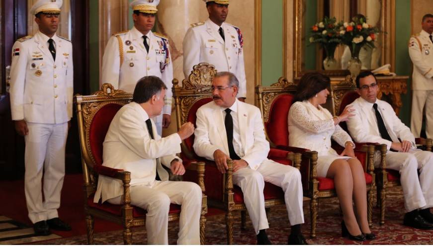 Danilo Medina recibe cartas credenciales de cuatro nuevos embajadores