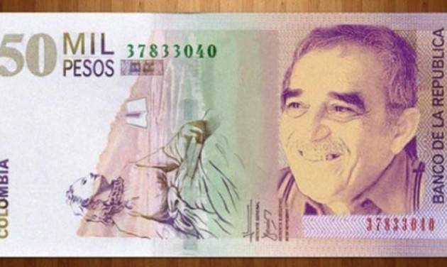 Ponen en circulación billete con imagen de García Márquez