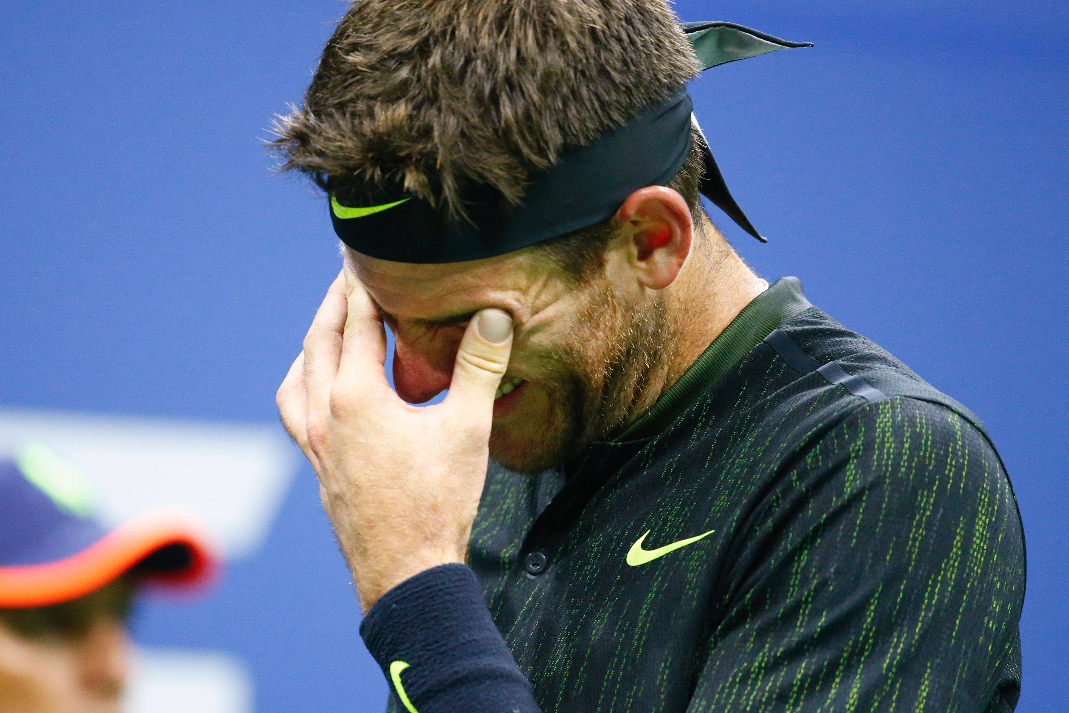 Del Potro se despide del US Open con lágrimas
