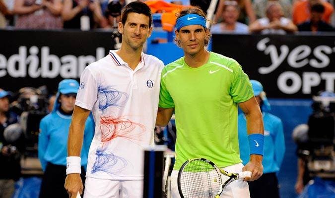 Nadal y Djokovic se exhiben en Milán en partido benéfico