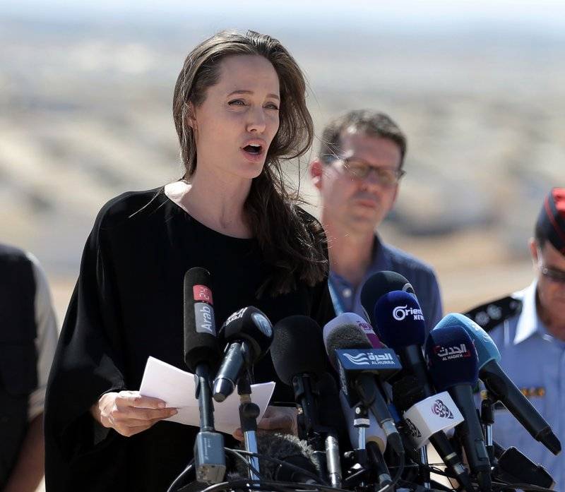 Angelina Jolie pide mayor apoyo para refugiados sirios