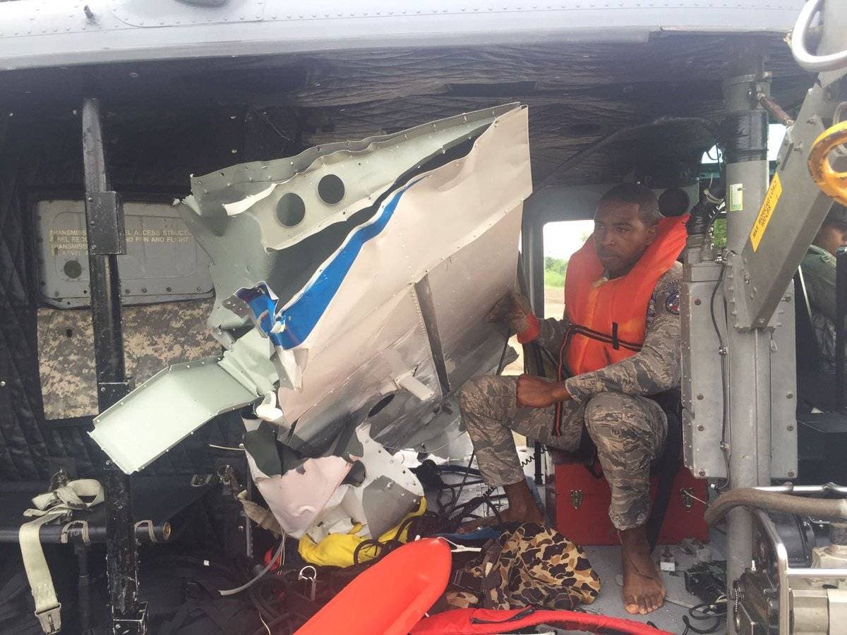 Recuperan parte de fuselaje de la aeronave perdida en Puerto Plata