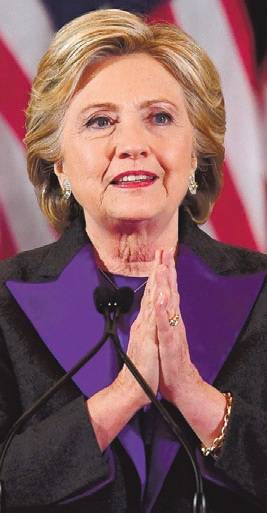 Hillary Clinton sigue convencida de que “el futuro es femenino»
