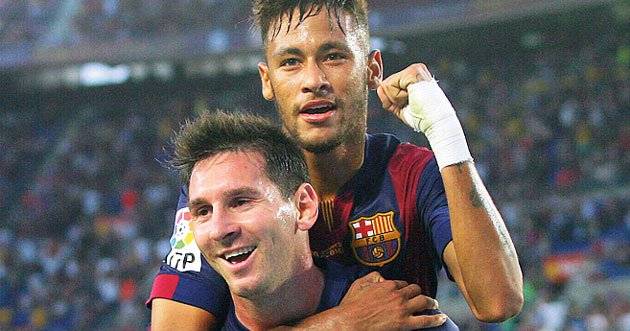 Neymar y Messi llegan juntos a Belo Horizonte para el clásico del jueves