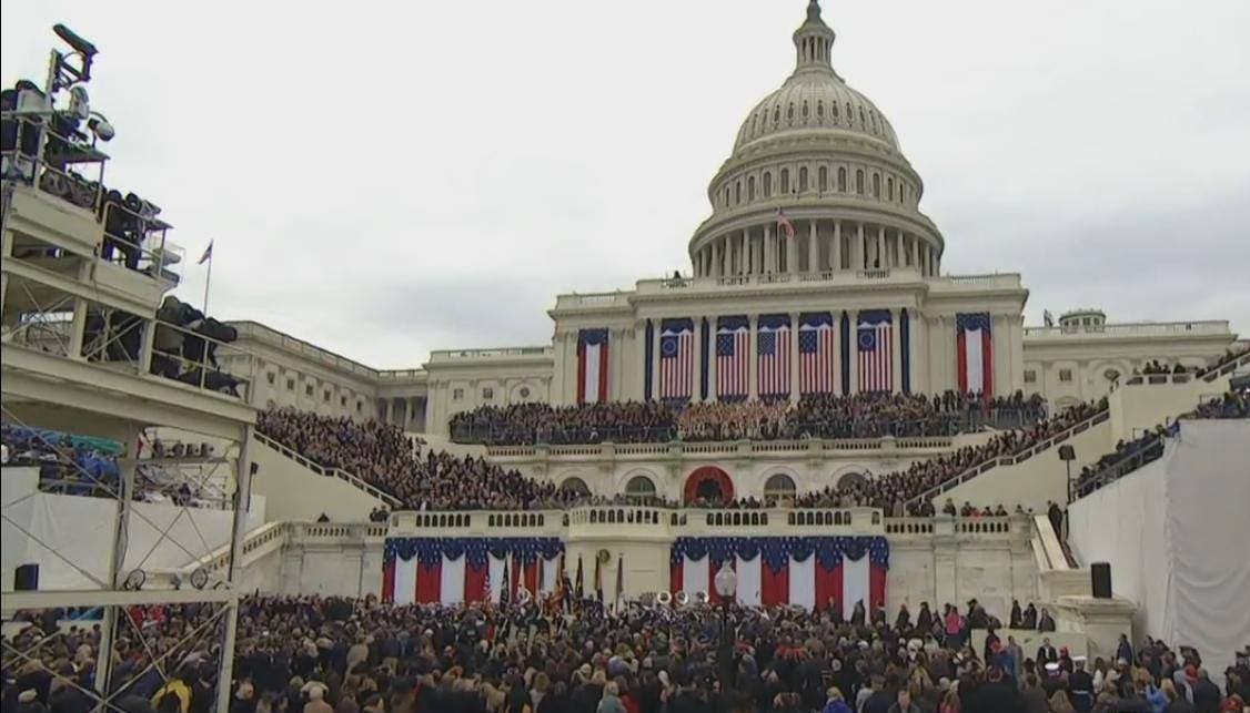 Comienza la ceremonia oficial de investidura de Donald Trump en el Capitolio