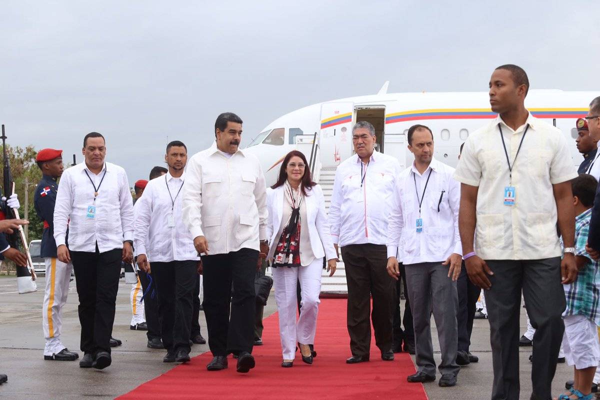 Nicolás Maduro llega a República Dominicana para incorporarse a la V Cumbre de la Celac