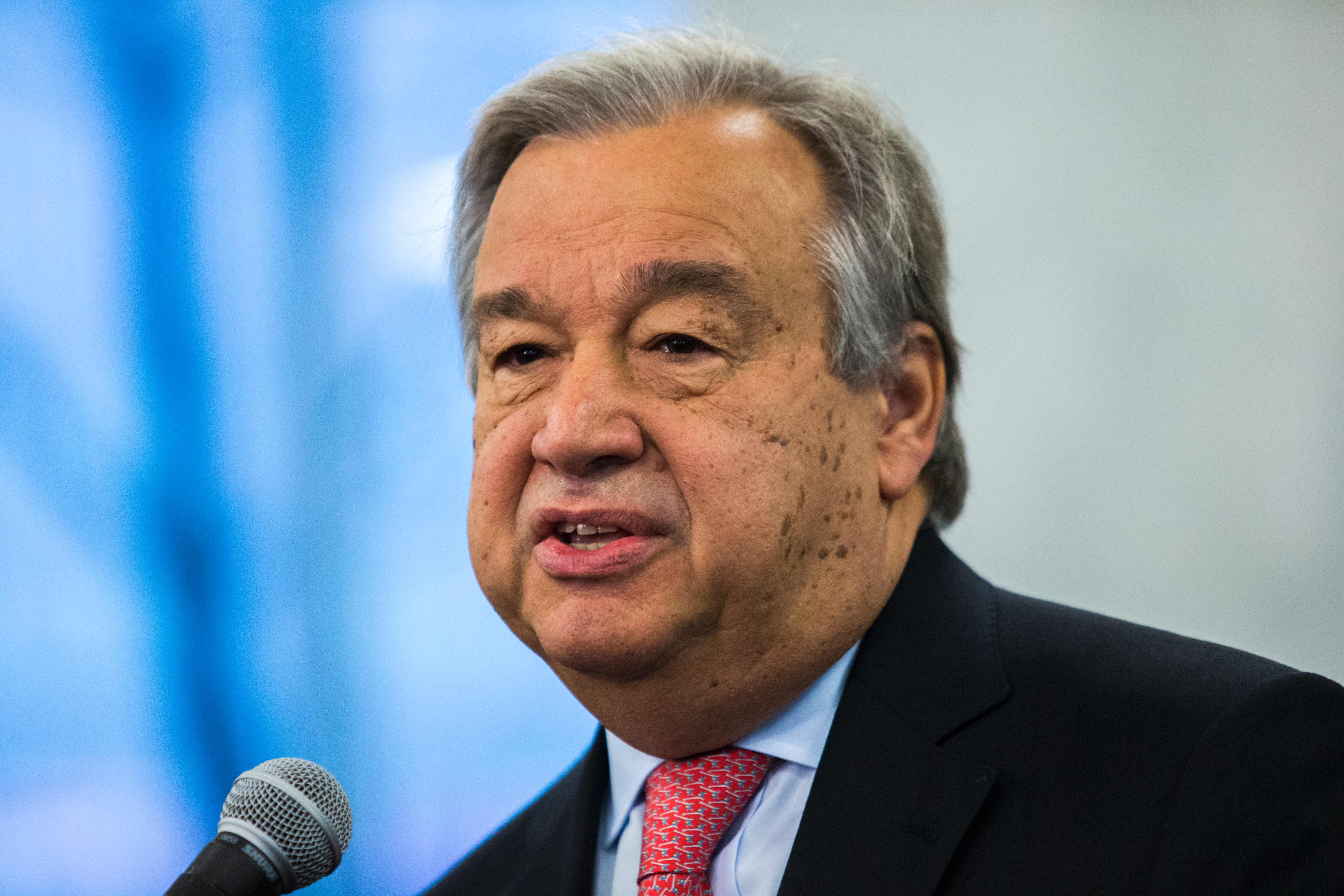 António Guterres dice que el veto de Donald  Trump viola principios básicos y pide eliminarlo
