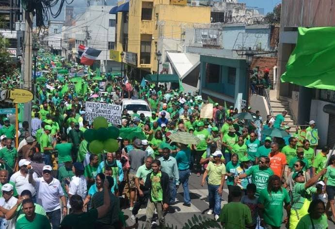 Vea aquí las fotos de lo que pasó hoy en el Cibao con la Marcha Verde