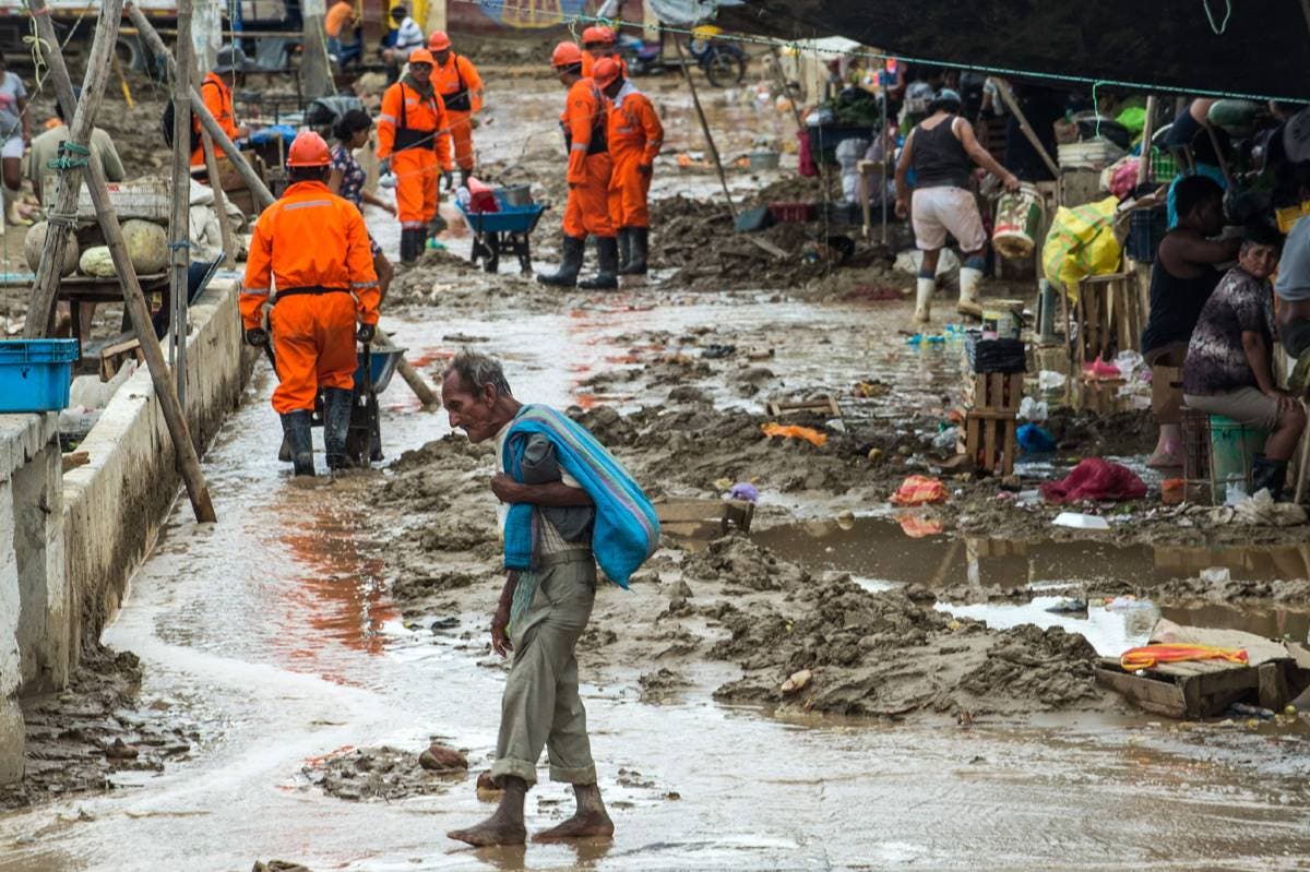 Suben a 90 los muertos por lluvias del fenómeno «Niño costero» Perú
