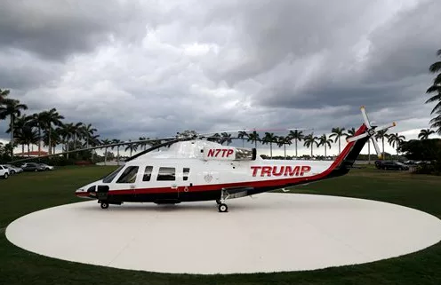 Protocolo impide que Trump viaje en su helicóptero personal