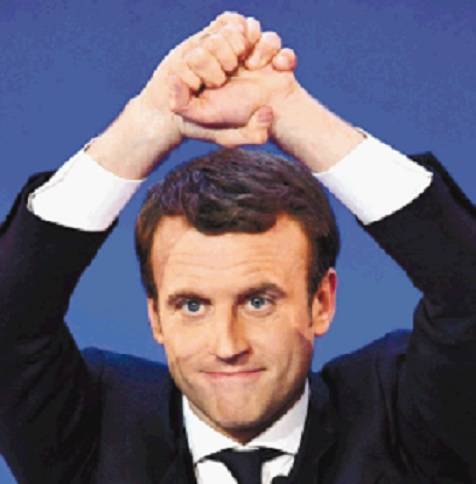 El euro y las bolsas, al alza tras el triunfo de Macron en Francia