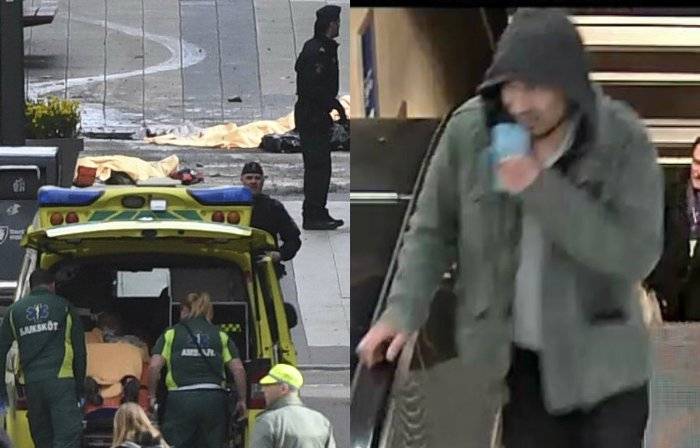 Difunden foto de sospechoso del atentado terrorista en Estocolmo