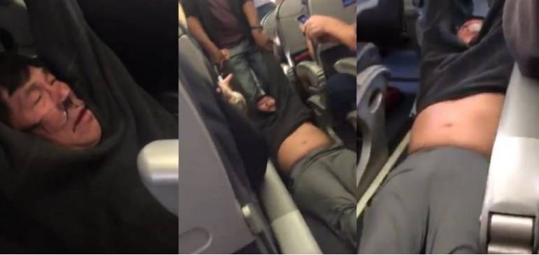 United se disculpa con pasajero expulsado de un avión por “suceso horrible»