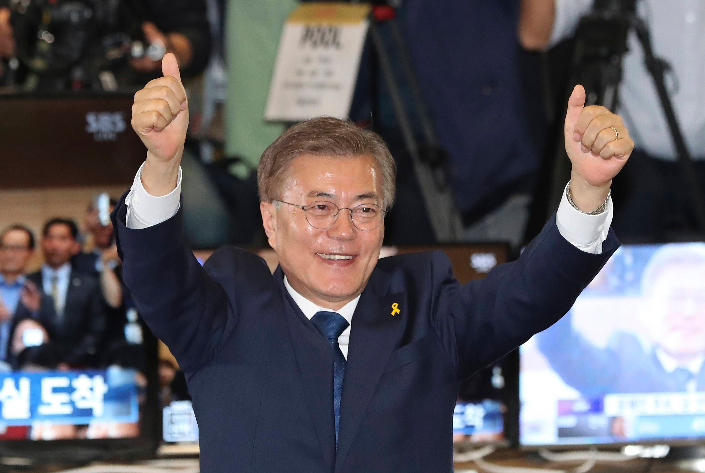 Corea del Sur: El liberal Moon gana las elecciones , según los sondeos