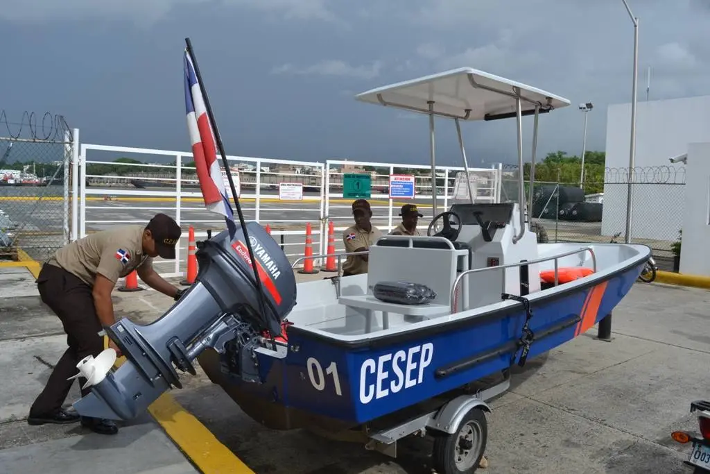 Portuaria Dominicana y el CESEP estrenan embarcaciones para el patrullaje marítimo