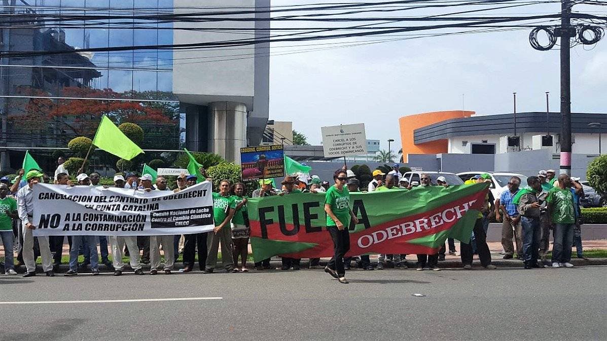 Marcha Verde exige expulsión de Odebrecht del país