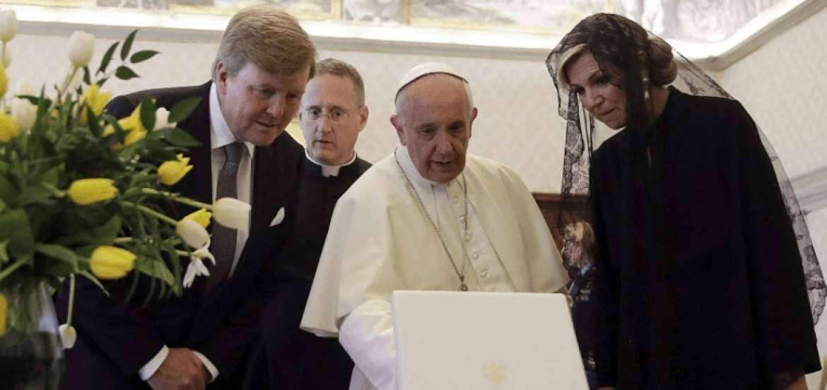Papa recibe a la reina Máxima de Holanda en el Vaticano